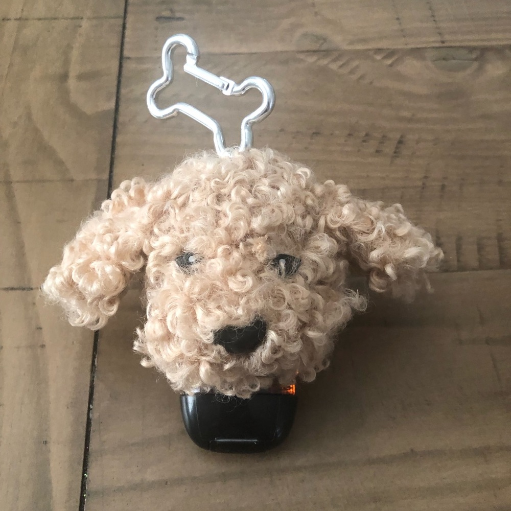Bath and Body Works Labradoodle Pocketbac Holder with Hand Sanitizer